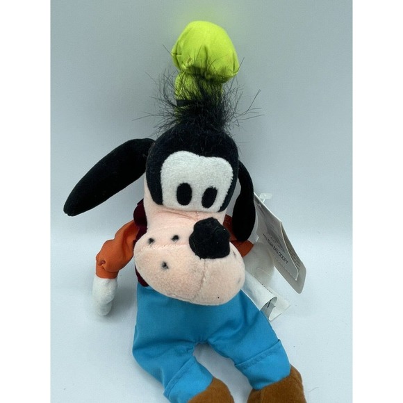 Goofy Plush Stuffed Animal Dog 8" Mini Bean Bag Beanie Doll VIntage Disney Store - Picture 2 of 8